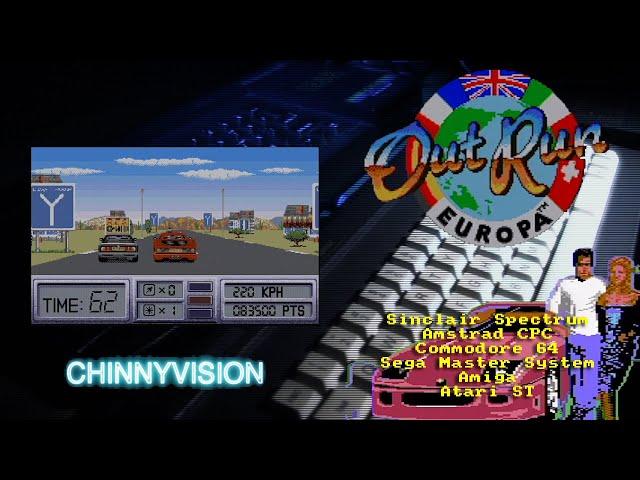 ChinnyVision - Ep 431 - Outrun Europa - C64, Spectrum, CPC, Sega Master System, Atari ST, Amiga