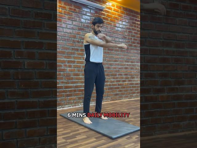 6 Mins Daily Mobility Plan… #fitness #mobility #stretching #homeworkout #homefitness