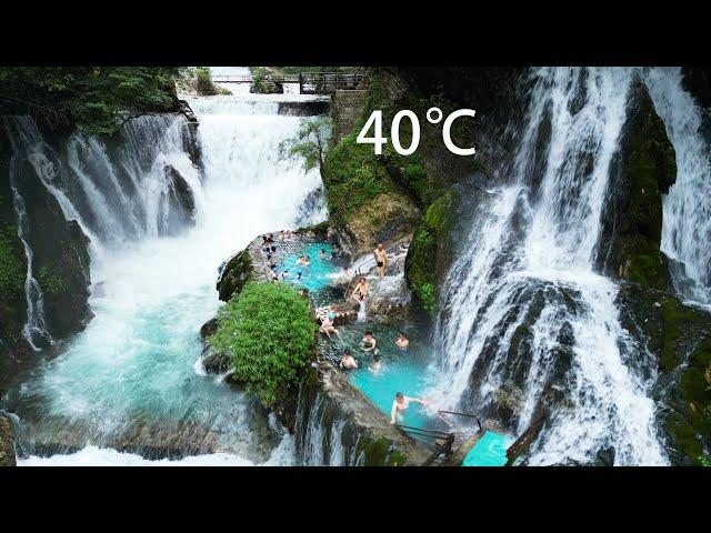 Discover the World's Largest Hot Spring Waterfall Hidden in China's Mountains