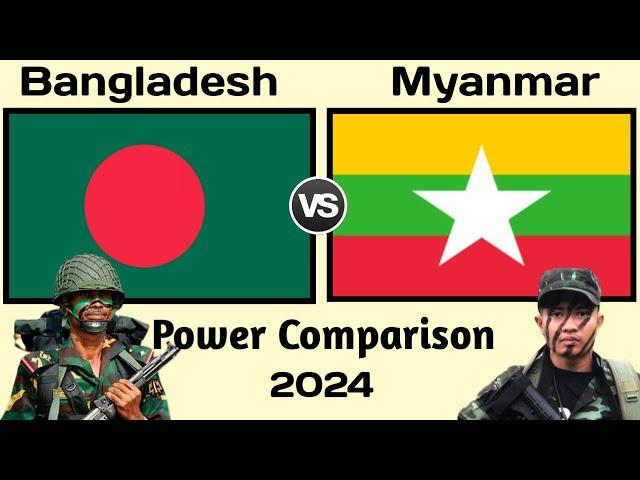 Bangladesh vs Myanmar Military Power Comparison 2024 | Myanmar vs Philippine | world military power