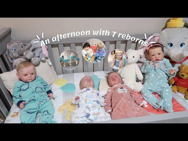 Afternoon Routine With ALL My Reborn Dolls | Sophia's Reborns