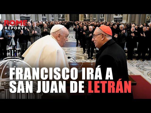 Francisco irá a San Juan de Letrán esta tarde para clausurar un congreso diocesano