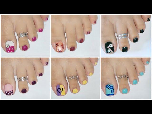 Best Toe Nail Art for Winters 2024 | DIY Foot Nail Designs At Home | Pedicure | Nail Delights 