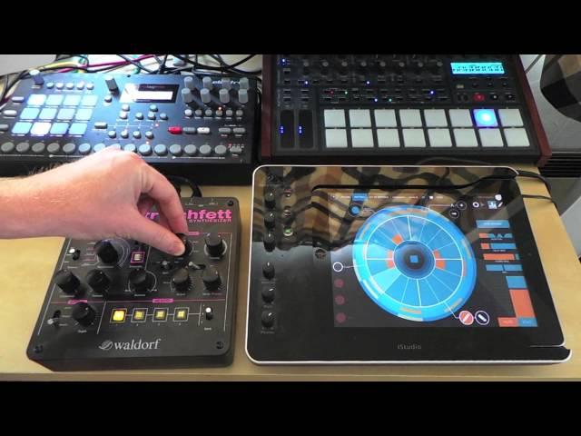Ambient jam using Patterning app with Streichfett/Analog Rytm/Tempest