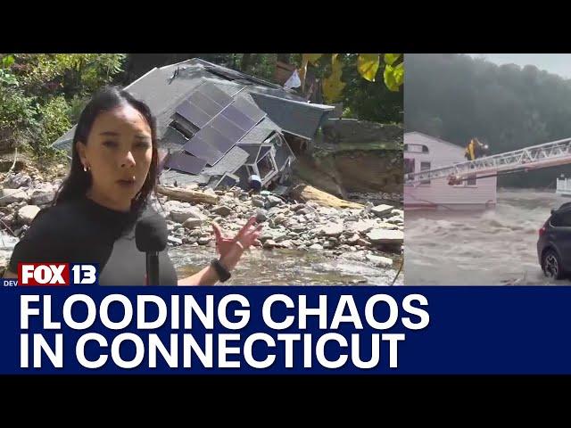 Flash flooding chaos in Connecticut | FOX 13 Seattle