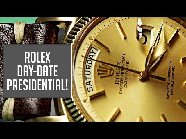 Full Restoration of a Gold Rolex Day-Date From 1958!