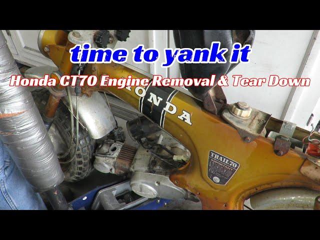 1969 Honda CT 70 Engine Removal & Inspection