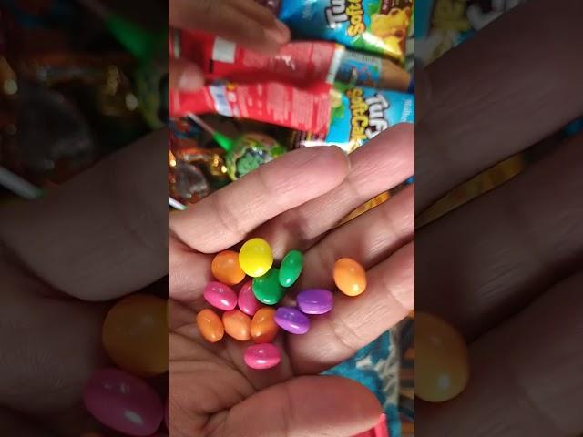 Center Fruit Soft Chews Unwrapping ASMR, Center Fruit Candy, With Fruit Juice #Shorts