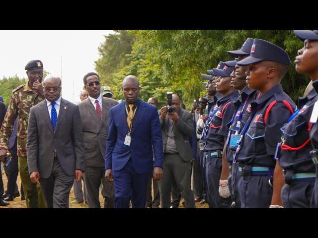 Blueline Security at Miale Institute launch, Presided over by Dr. Raymond Omollo, PS Interior.