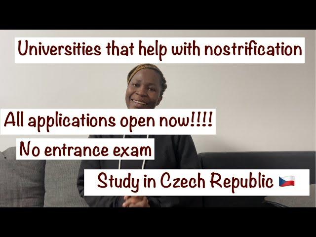 Study in Czech Republic || No Entrance Exam || Easy Nostrification