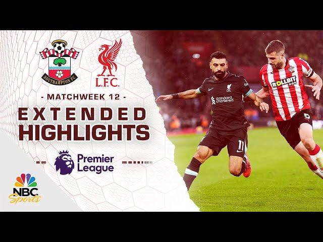 Southampton v. Liverpool | PREMIER LEAGUE HIGHLIGHTS | 11/24/2024 | NBC Sports