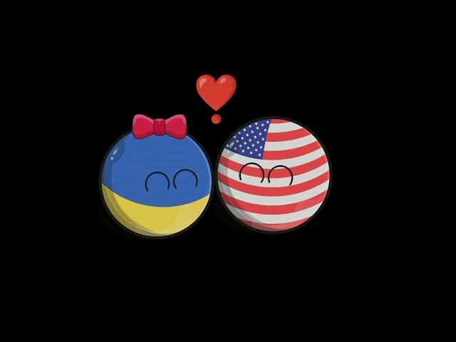 Usa in love |Usa Terrible Dreams|Countryballs#countryballs#geography#mapper