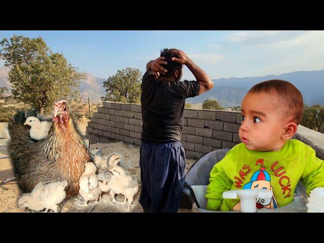 Captivating documentary: The life of a nomadic father and his baby in the mountains