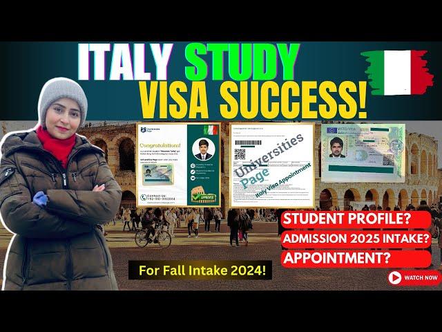 OUR ONE ANOTHER STUDENT VISA Success Story from Italy You Won't Believe! Study In Italy 2025