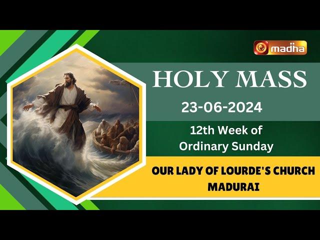 23 JUNE 2024 | Holy Mass in Tamil 06.00 AM | MADHA TV