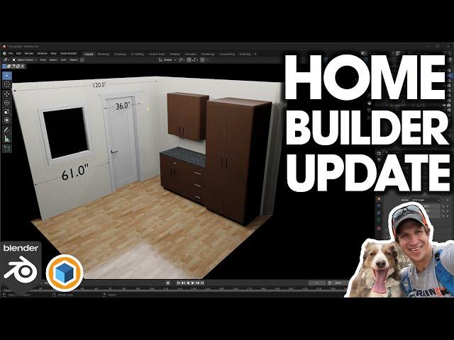 ARCHITECTURAL MODELING in Blender is Getting BETTER! (Home Builder Update)