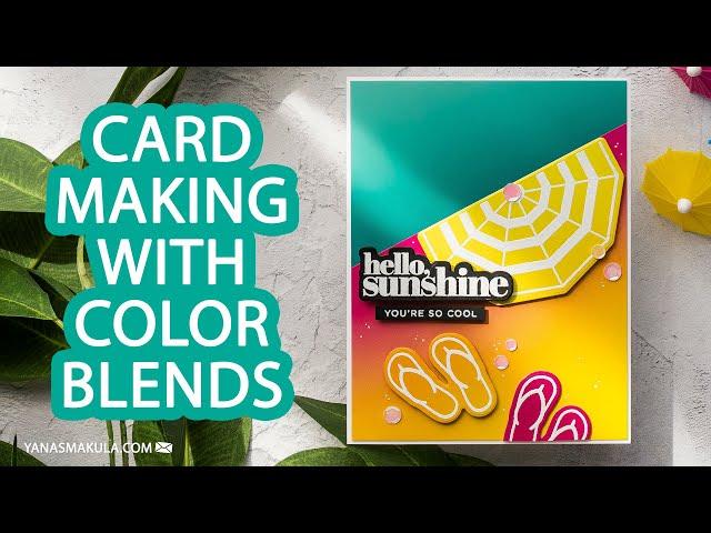 Cardmaking with Simon Says Stamp Color Blends