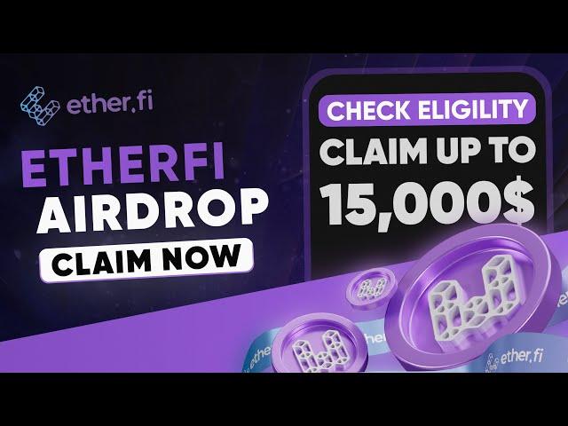 Crypto Airdrop : ETHERFI Airdrop Up To 15000$ ETHFI Airdrop