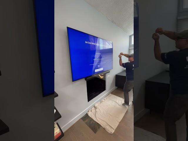 Samsung 85" QN85QN90B 4K HDR TV Peeling the Film | Home Theater ASMR