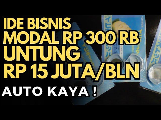 IDE BISNIS SAMPINGAN MODAL 300 RIBU UNTUNG 15 JUTA SEBULAN !