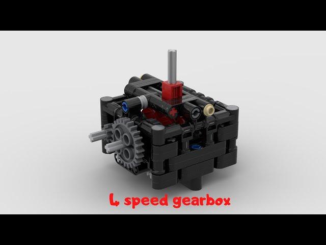 Lego Technic 4-speed gearbox w/ instructions