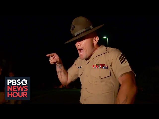 The chaos and fog of the first night of Marine Corps boot camp