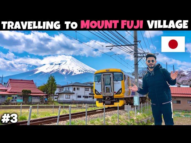 Beautiful Train Journey to MOUNT FUJI VILLAGE 