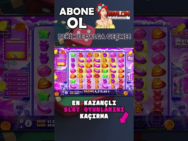 Sugar rush  SLOT  Kıvılcım Bütün Altın Ayıcıkları Paraya Dönüştürdü #shorts