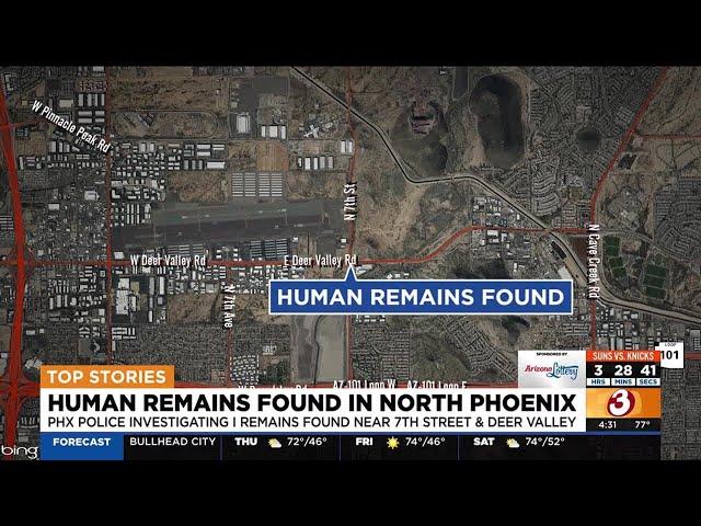 Human remains found in north Phoenix; 2nd discovery in recent weeks