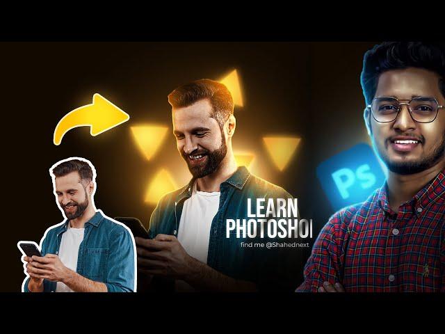 Glowing effect on Photoshop | Photoshop Tutorial | Graphic Design