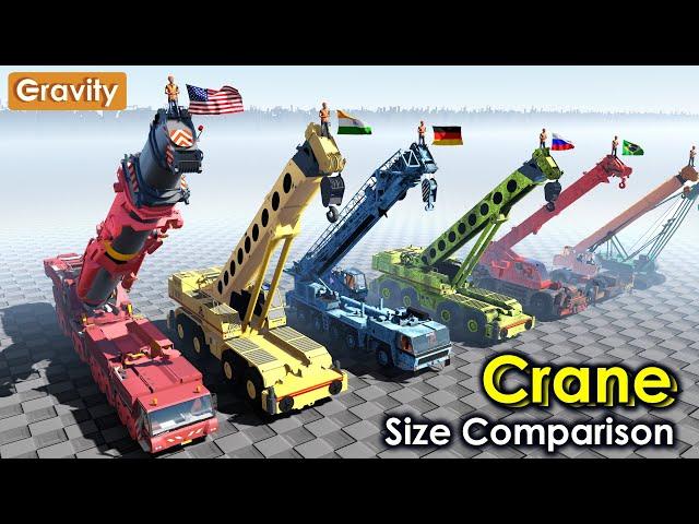 Crane Size Comparison