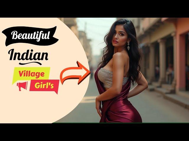 Beautiful Indian Village Girl Lookbook in Stunning 4K AI Lookbook | ai lookbook | village girl's