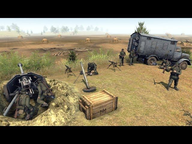 Defense Line Building Techniques & Tutorial | RobZ Realism | Men of War: Assault Squad 2 Gameplay