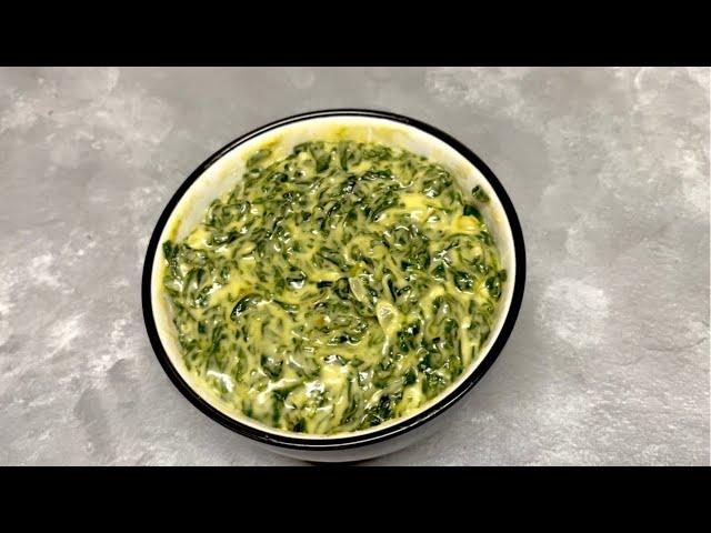 HOW TO COOK CREAMED SPINACH | #creamedspinachrecipe | #creamyspinach South Africa