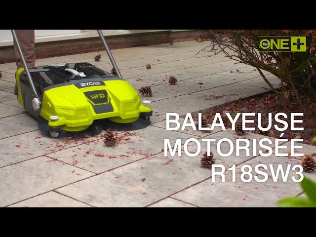 La balayeuse motorisée 18V RYOBI R18SW3