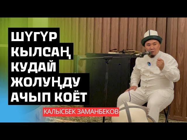 Калысбек Заманбеков: Шугур кылсаң Кудай жолуңду ачып коёт | лидер умра 2023