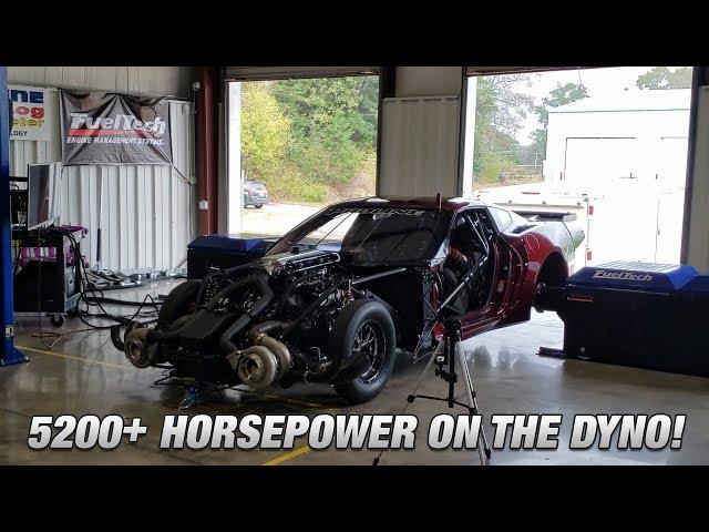 Alepa Proline Racing Hemi Corvette 5235hp on the Dyno!