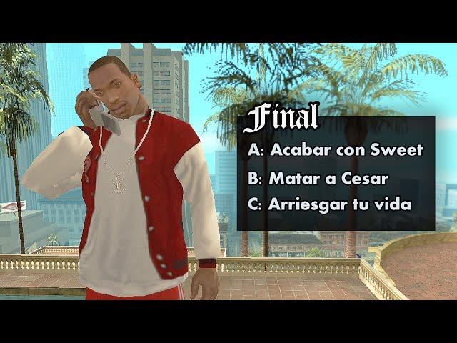 Este MOD TRAE FINALES ALTERNATIVOS para GTA SAN ANDREAS