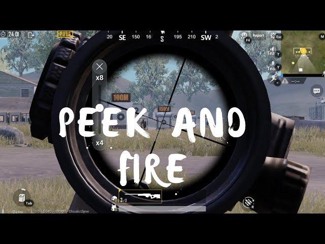 How to peek and fire in PUBG pc emulator? [ Tencent Gaming Buddy]