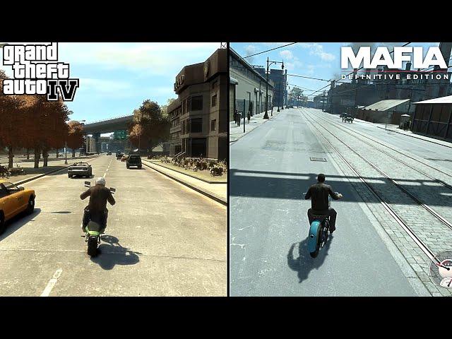 GTA IV Vs. Mafia Definitive Edition Comparison