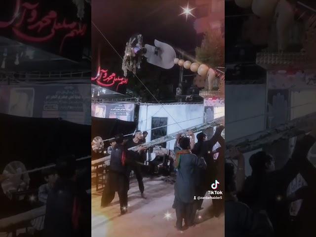18 June 2025 Alam Salami At Markazi Imambargah Dar E Batool s.a#azadarehussain #yaali