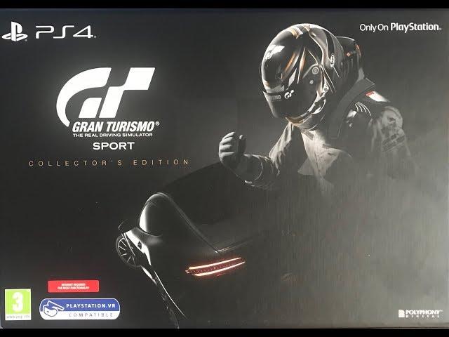 gran turismo sport collectors edition unboxing