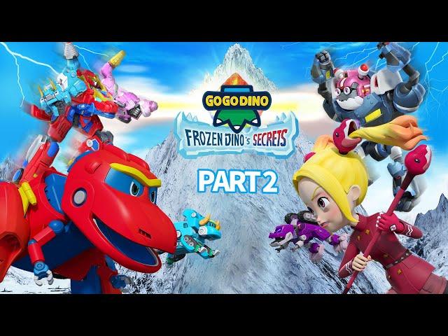 ️GoGo Dino Frozen Dino's Secrets️ Pt.2 Super Dino Unveils Frozen Dino's Secret | Dinosaur for Kids