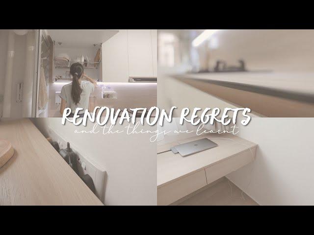 hdb renovation • 15 Reno Regrets or Things We Might Have Done Differently