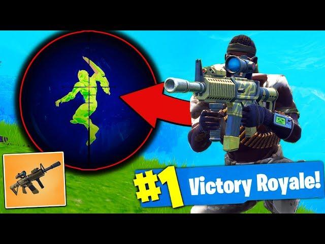 *NEW* THERMAL SCOPED AR Gameplay - Fortnite Battle Royale