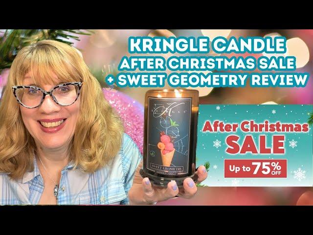 Kringle Candle After Christmas Sale + Sweet Geometry Review