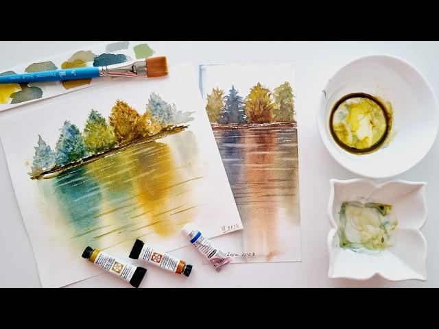 Discover the SECRET to Painting Realistic Water Reflections in Watercolor for Beginners