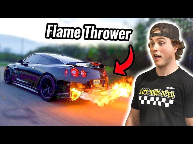 I Turned My GTR Into a Flame Thrower