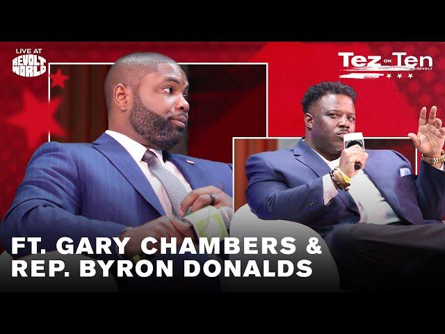 Rep. Byron Donalds and Gary Chambers Clash on Education, Crime, Economy & Race | Tez On Ten Live