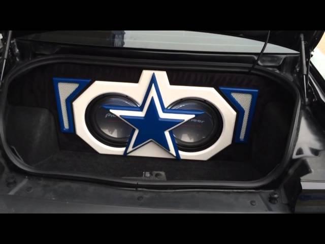 Dallas Cowboys Custom Themed Trunk Build 2012 Dodge Challen